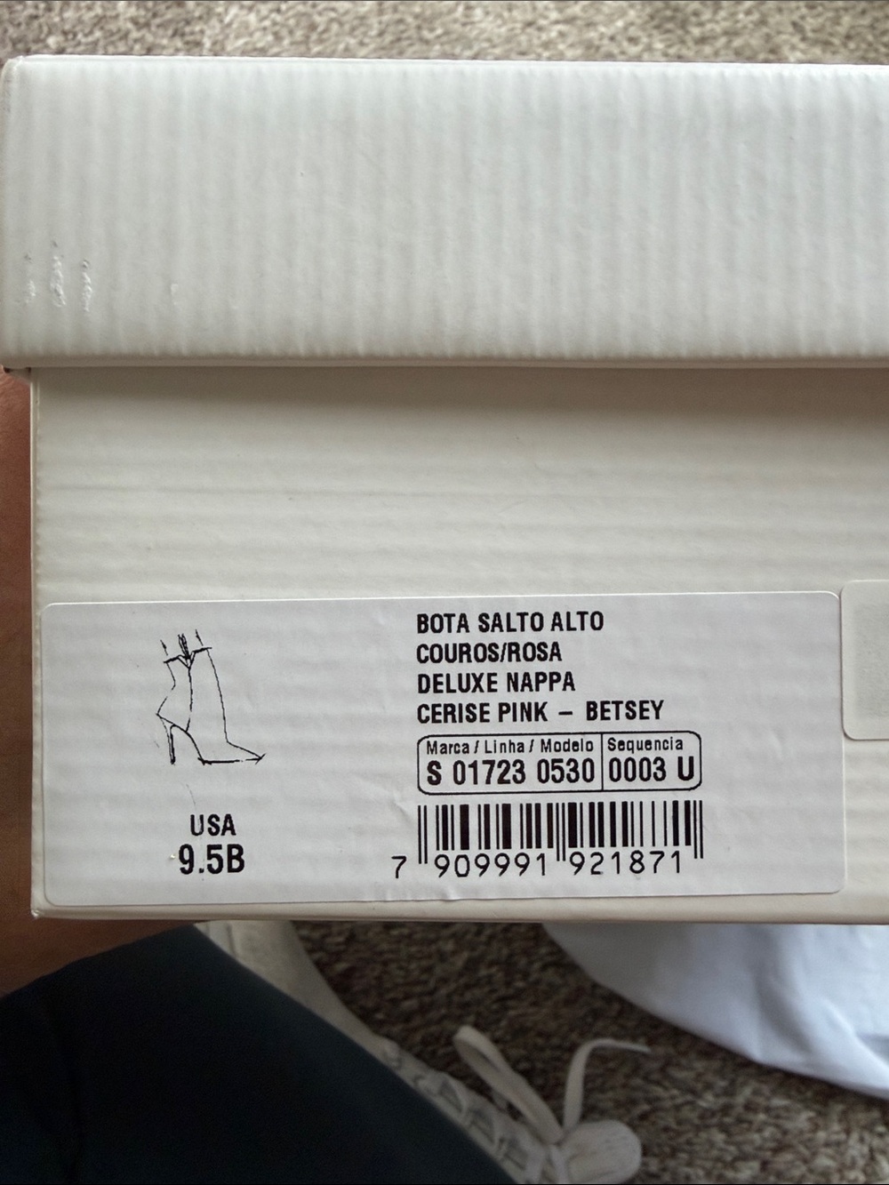 SCHUTZ Pink Betsey Pointed Toe Stiletto Ankle Boots Sz 9.5M - Picture 9 of 9
